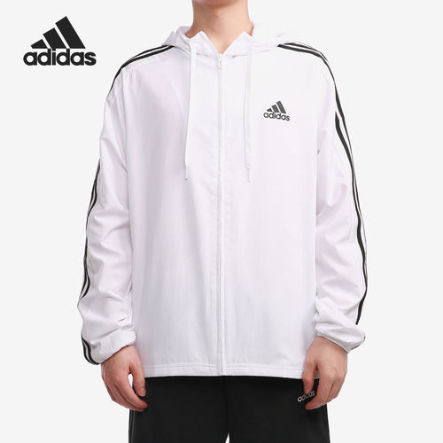 Adidas/阿迪达斯正品当季新款男子运动时尚休闲连帽夹克H14625
