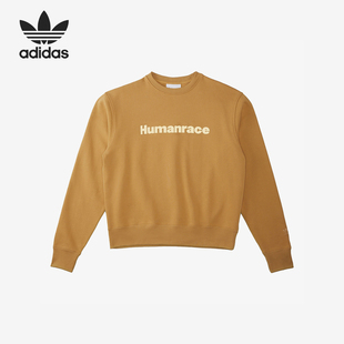 Adidas 三叶草男女字母印花圆领运动卫衣HI5542 阿迪达斯正品