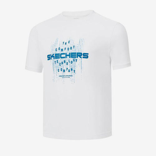 Skechers/斯凯奇正品夏季款儿童亲肤透气短袖T恤P225K085-0019