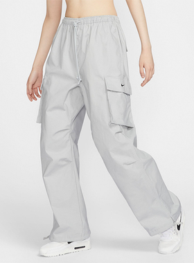 Nike/耐克正品新款女士运动宽松阔腿工装长裤休闲百搭FV7521-077