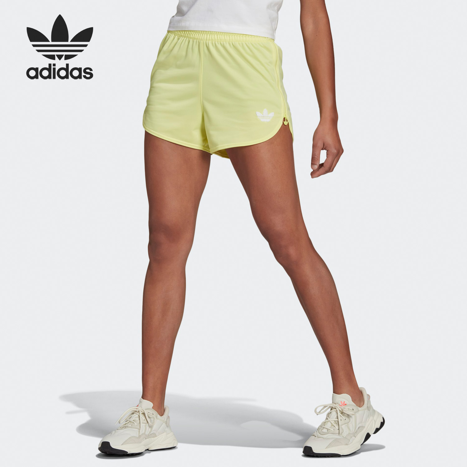 Adidas/阿迪达斯正品三叶草女子运动休闲透气时尚短裤H15803