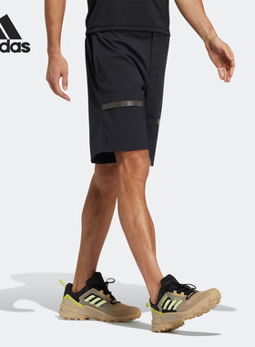 Adidas/阿迪达斯正品当季新款户外男子运动工装短裤HE7367