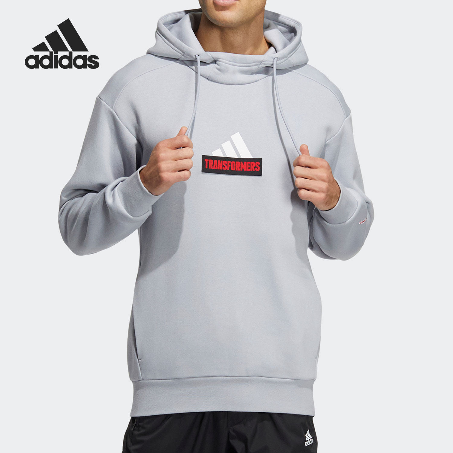 Adidas/阿迪达斯正品当季新款变形金刚联名男女套头衫HM7448