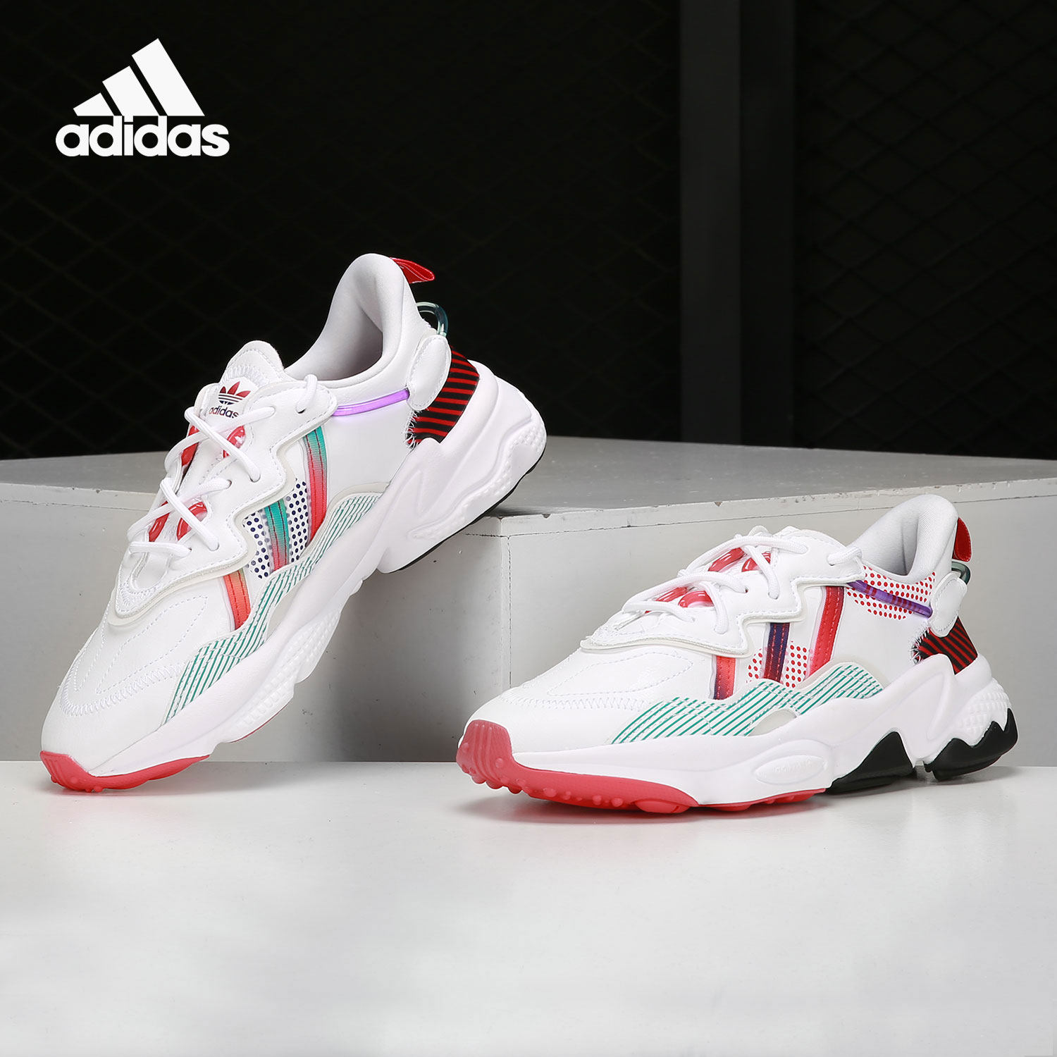 Adidas/阿迪达斯正品三叶草OZWEEGO W 男女经典休闲运动鞋 Q47190,运动鞋new,运动休闲鞋,淘宝优惠券,粉丝福利购,淘宝优惠卷