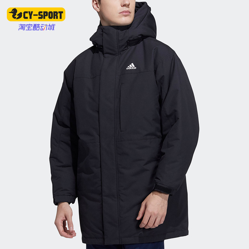 Adidas/阿迪达斯正品户外休闲男子运动保暖防风羽绒服 H20764