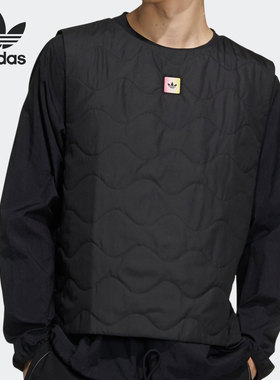 Adidas/阿迪达斯正品三叶草男子时尚圆领梭织运动套头卫衣GV0934