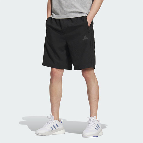 Adidas/阿迪达斯正品2025夏季款男士日常经典梭织运动短裤KC2881