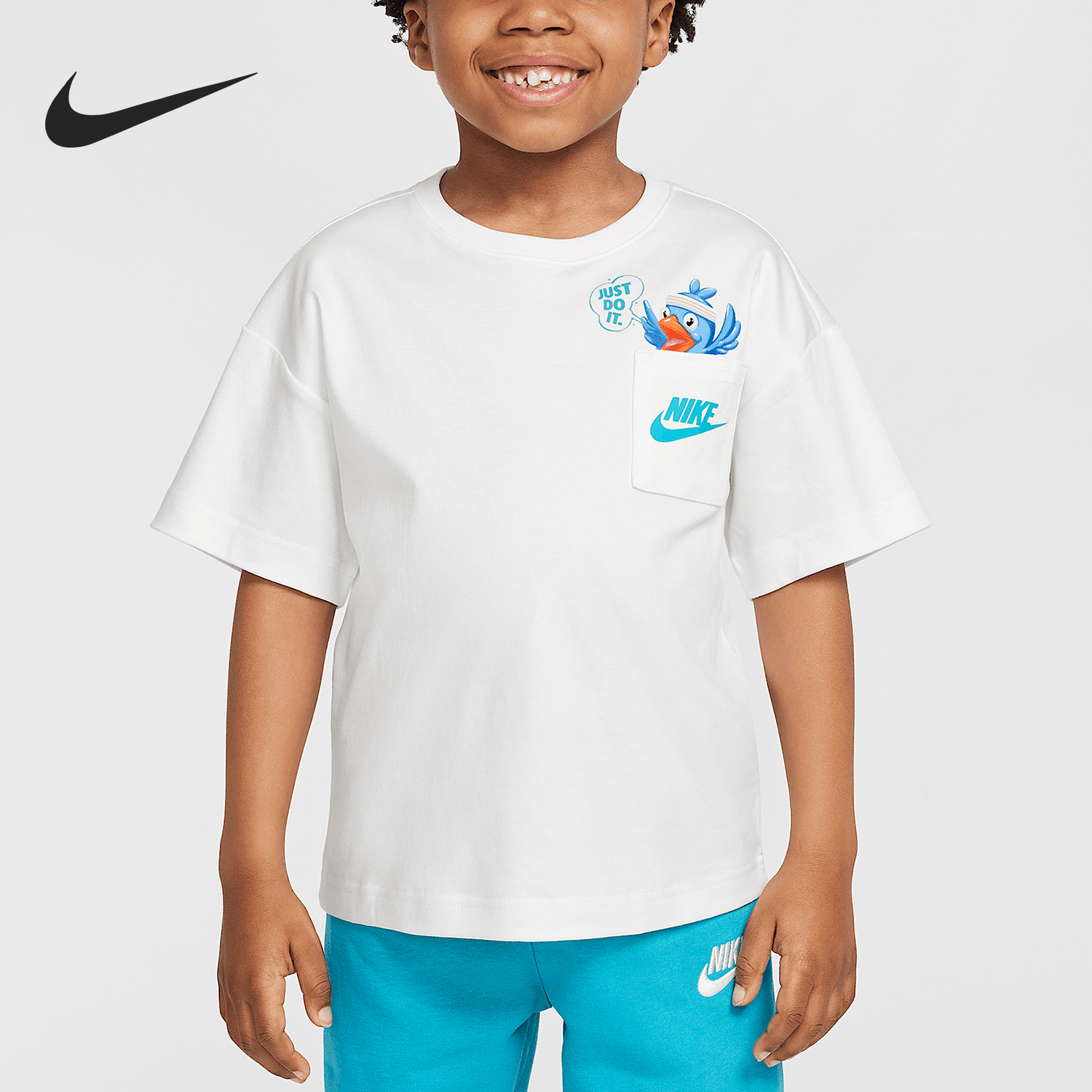 Nike/耐克正品Just Believe小童休闲剪裁日常短袖II3062-133