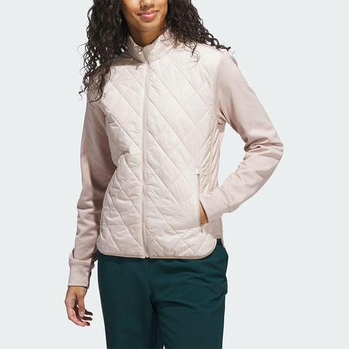 Adidas/阿迪达斯正品2025秋季款女士日常立领高尔夫棉服JP3509