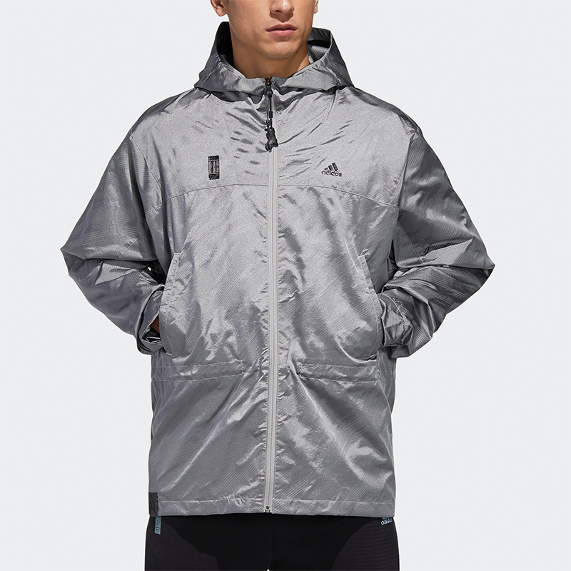 阿迪达斯男子运动型格夹克外套