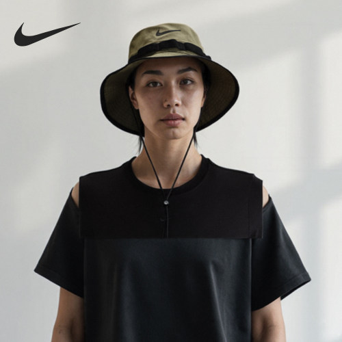 Nike/耐克正品DRI-FIT男女遮阳休闲经典户外运动渔夫帽HJ3683-222