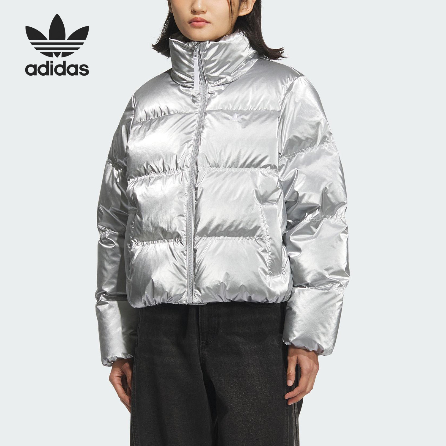 Adidas/阿迪达斯官方正品SHORT DOWN PUFF女士休闲羽绒服KC5402