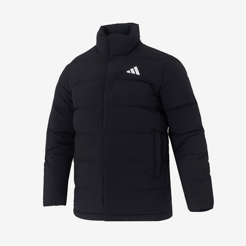 Adidas/阿迪达斯正品冬季男士运动立领拉链保暖简约羽绒服KH3994