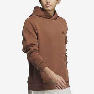 Adidas/阿迪达斯正品休闲透气男女同款连帽宽松运动套头衫JE8628