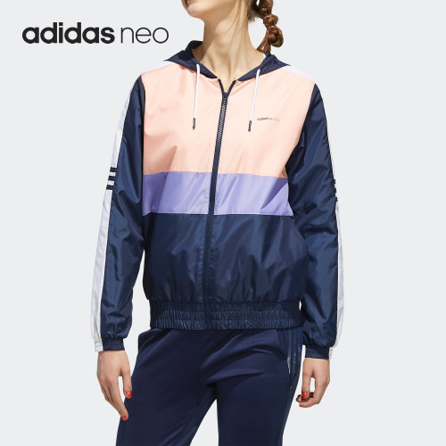 阿迪达斯女子防风夹克品