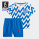 阿迪达斯正品 SET婴童训练短袖 夏 Adidas 运动套装 FM6384