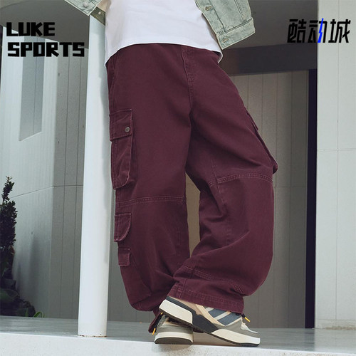 Adidas/阿迪达斯正品三叶草男士经典潮流休闲宽松梭织长裤IA7507