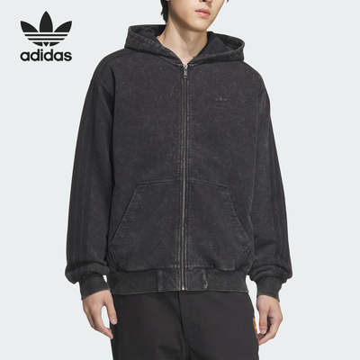 Adidas/阿迪达斯官方正品春季新款男士水洗做旧休闲外套KA2315