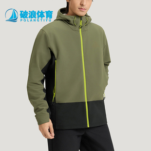 Adidas/阿迪达斯正品2026男士梭织户外保暖运动拒水外套KQ5550