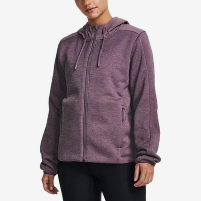 UA/安德玛正品运动女士时尚保暖连帽健身训练夹克外套1378850-500