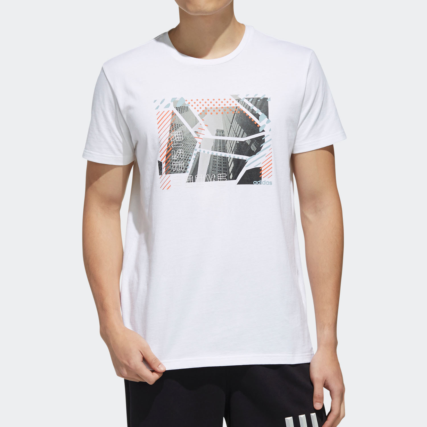 阿迪达斯正品男子休闲T恤