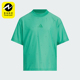 阿迪达斯正品 2025儿童透气经典 运动休闲时尚 Adidas 短袖 JL7520
