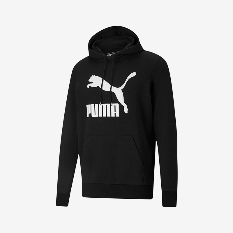 Puma/彪马正品当季新款男士运动休闲印花连帽针织套头卫衣