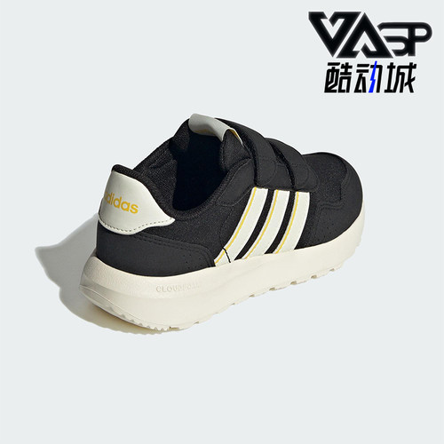 Adidas/阿迪达斯正品RUN 60S CF小童魔术贴运动休闲鞋IE6436