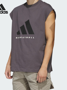Adidas/阿迪达斯正品2025春季新款男女跑步透气无袖T恤JC7836
