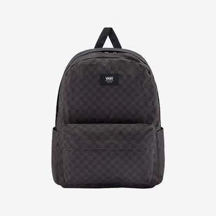 Vans/范斯男女新款黑灰棋盘格简约潮流运动休闲双肩背包VN0A5KI1