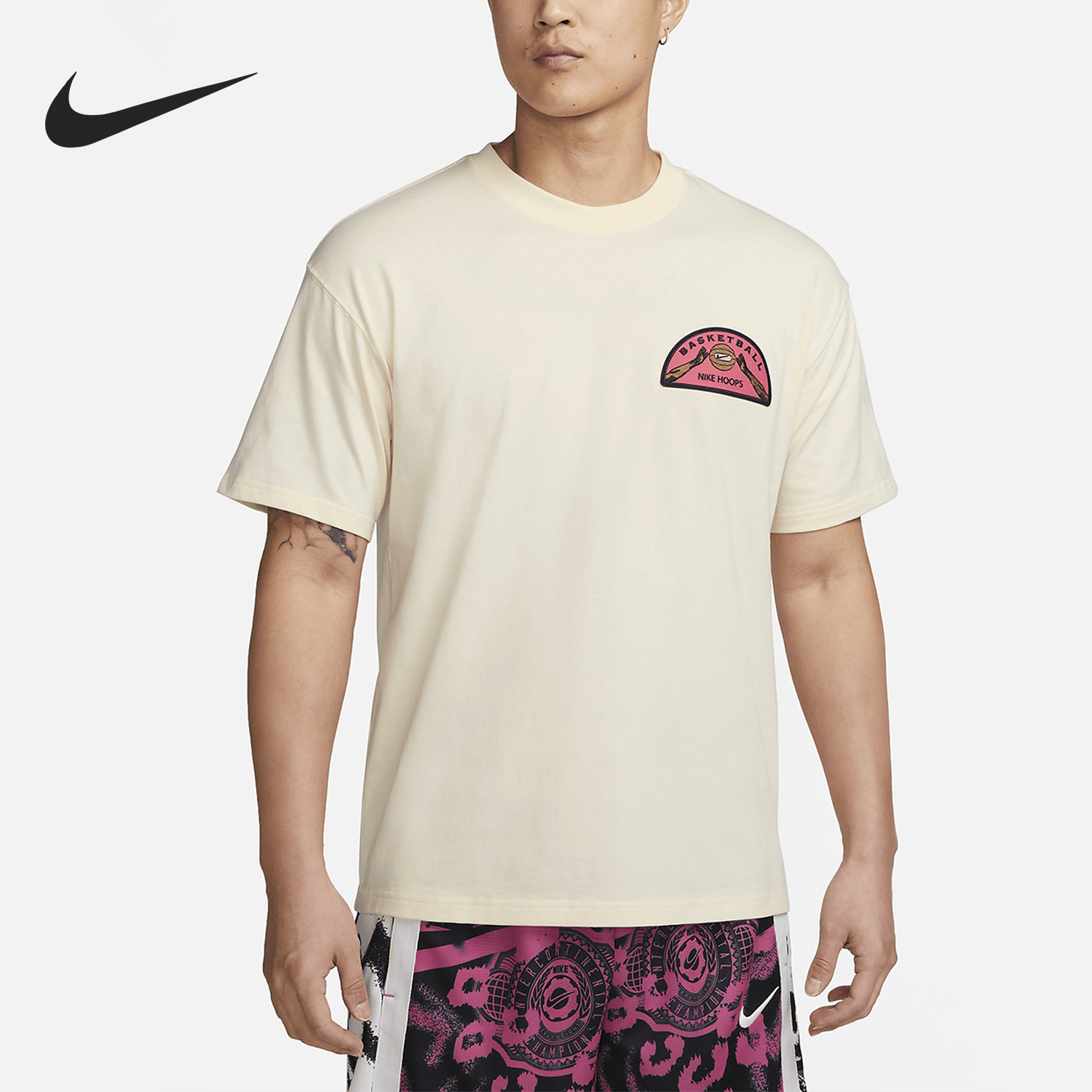 Nike/耐克正品2023夏季男子印花圆领运动短袖T恤FD0051-113