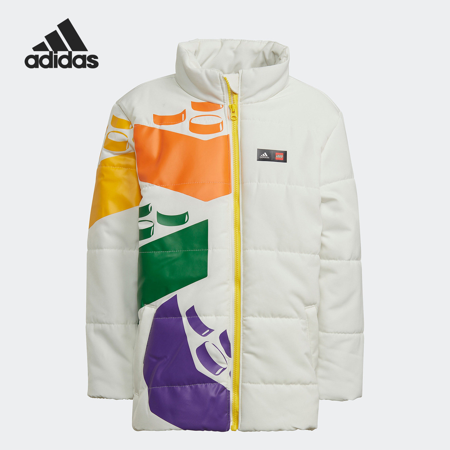 Adidas/阿迪达斯正品新款儿童休闲保暖立领运动棉服HM2231,童装/婴儿装/亲子装,棉袄/棉服,淘宝优惠券,粉丝福利购,淘宝优惠卷