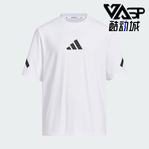 Adidas/阿迪达斯正品ZNE T-SHIRT儿童透气针织经典休闲短袖JL9282