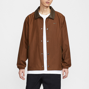 Nike/耐克正品2025冬季男士耐穿翻领复古宽松休闲外套IQ3974-281
