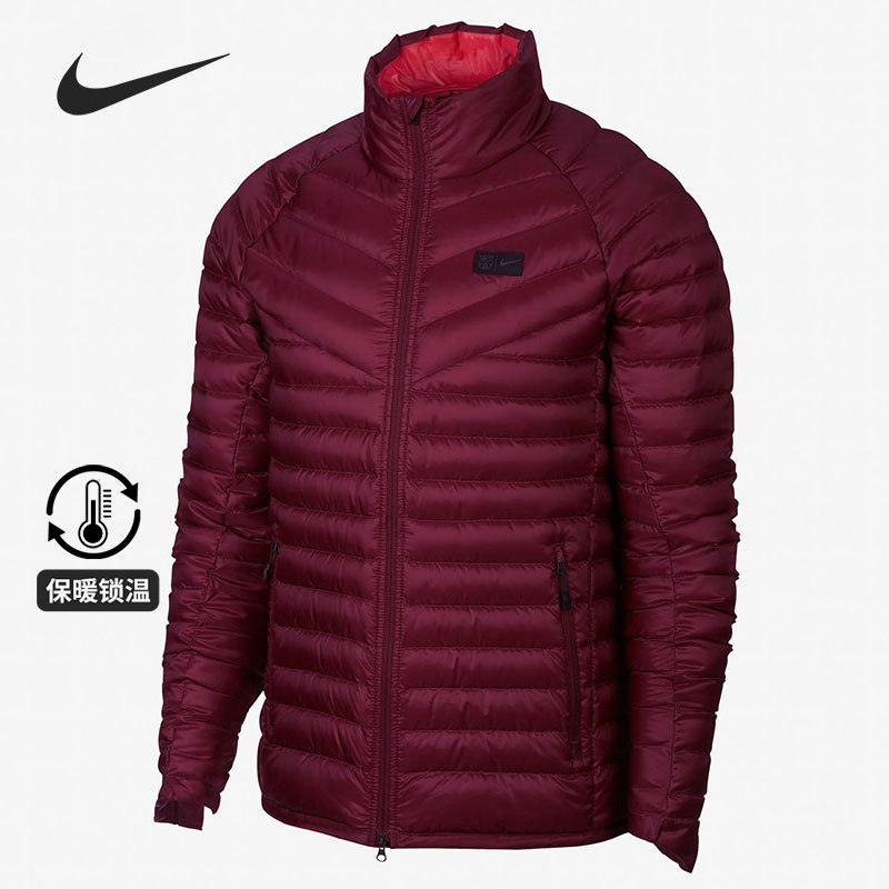 Nike/耐克正品巴塞罗那足球运动训练休闲轻薄保暖羽绒服 AH7431