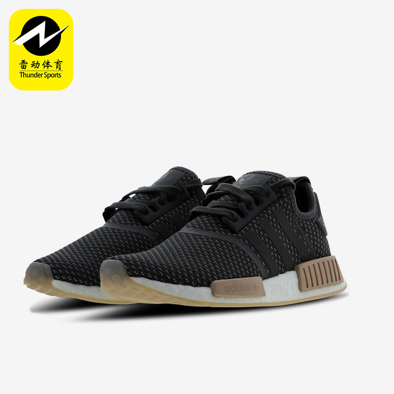 Adidas/阿迪达斯正品NMDR1女低帮复古网面经典跑步运动鞋BB9091