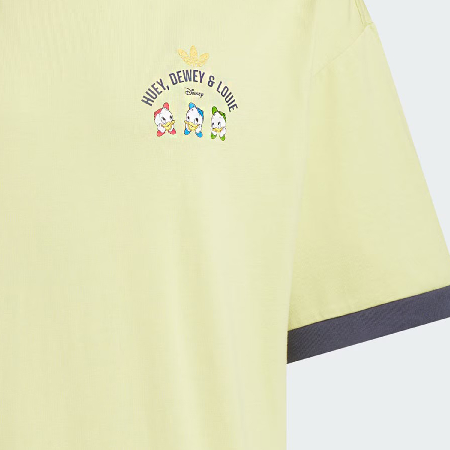 Adidas/阿迪达斯官方正品三叶草男女同款印花圆领短袖T恤JP1413