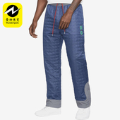 DJ9744 Nike 414 复古拼接宽松经典 直筒休闲长裤 耐克正品 CLOT男士