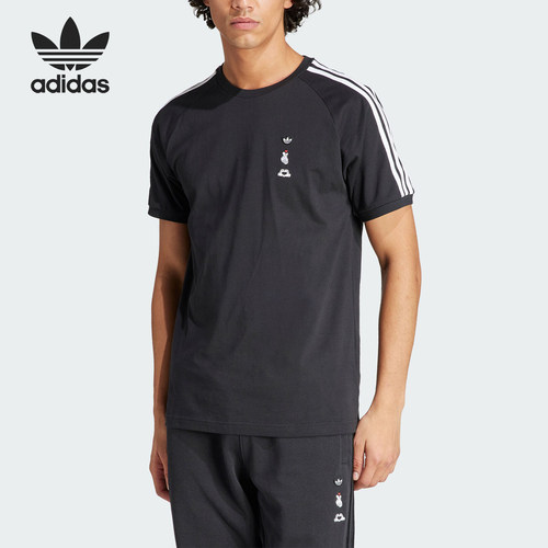 Adidas/阿迪达斯官方正品三叶草米奇联名款男士运动短袖T恤IY2272