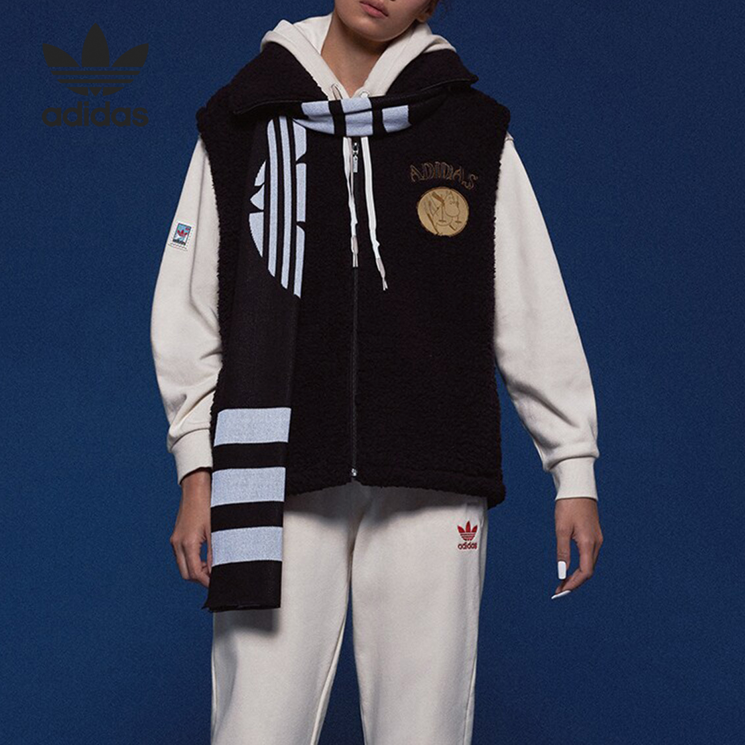 马甲Adidas/阿迪达斯三叶草