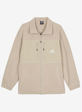 New Balance/NB正品立领男士仿羊羔绒时尚休闲外套AMJ31307-BNN