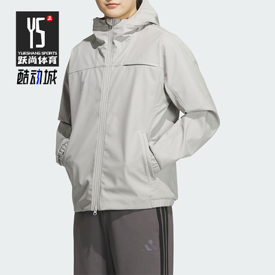 Adidas/阿迪达斯正品SL WARM JKT男士连帽运动休闲抓绒外套KG5179