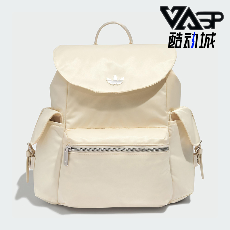 Adidas/阿迪达斯正品三叶草女士简约休闲经典便携双肩背包KC2760