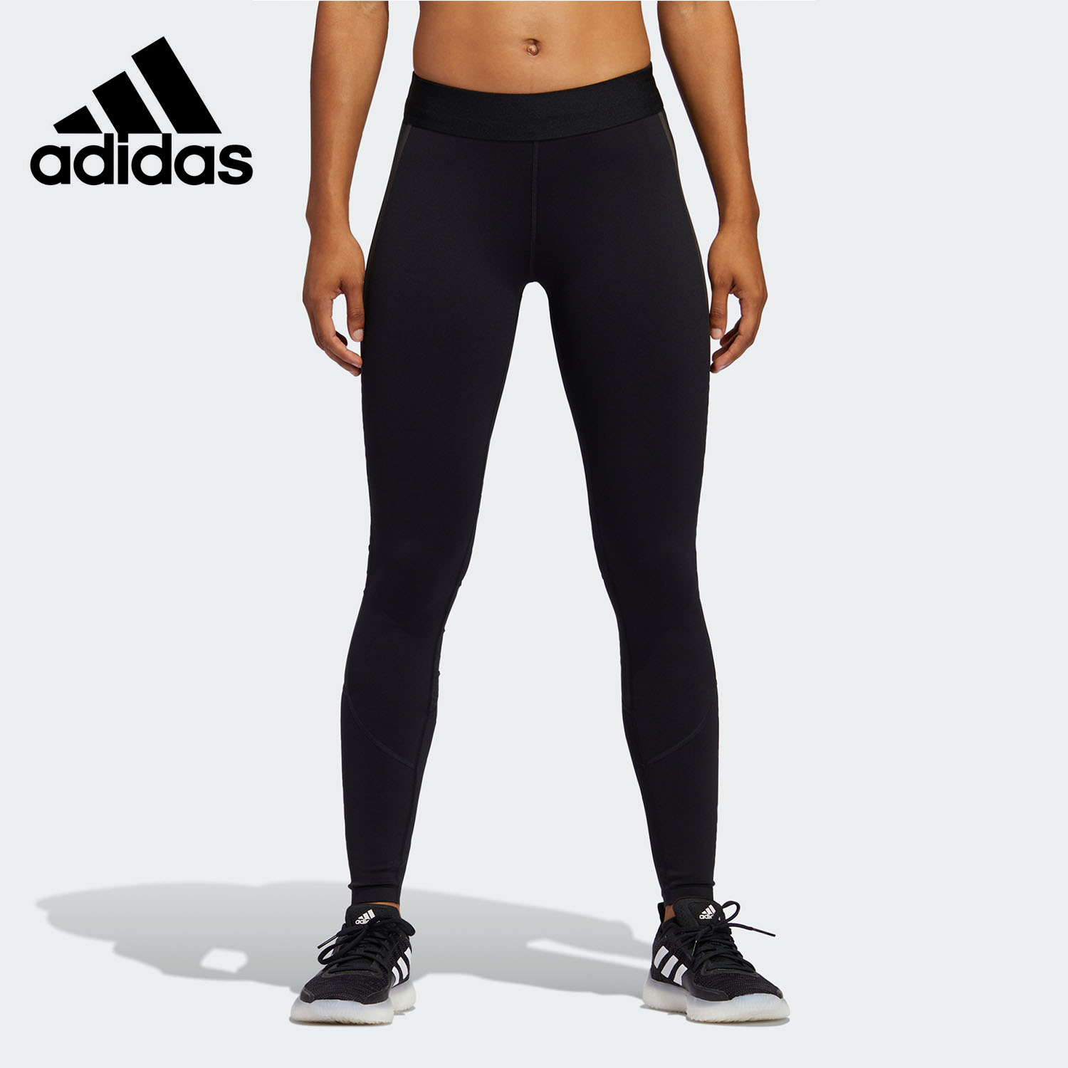 Adidas/阿迪达斯正品ASK 360 LONG T 女子训练运动紧身裤 FJ7138