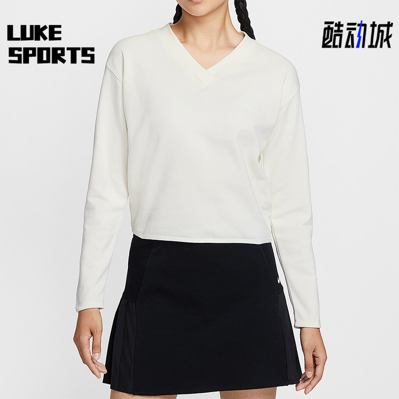 Nike/耐克正品2025秋季款女士运动V领套头高尔夫上衣IH1946-133,运动服/休闲服装,运动T恤,淘宝优惠券,粉丝福利购,淘宝优惠卷