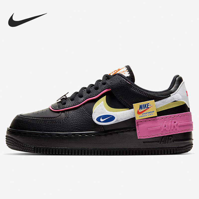 Nike/耐克正品Air Force 1 AF1女子低帮休闲板鞋CU4743-001