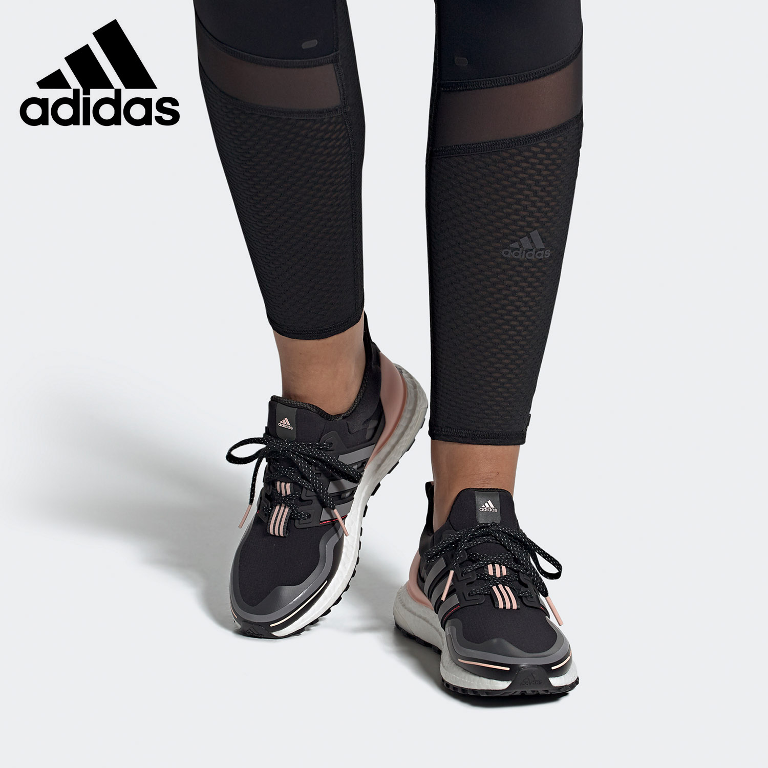 阿迪达斯男女低帮休闲跑步鞋