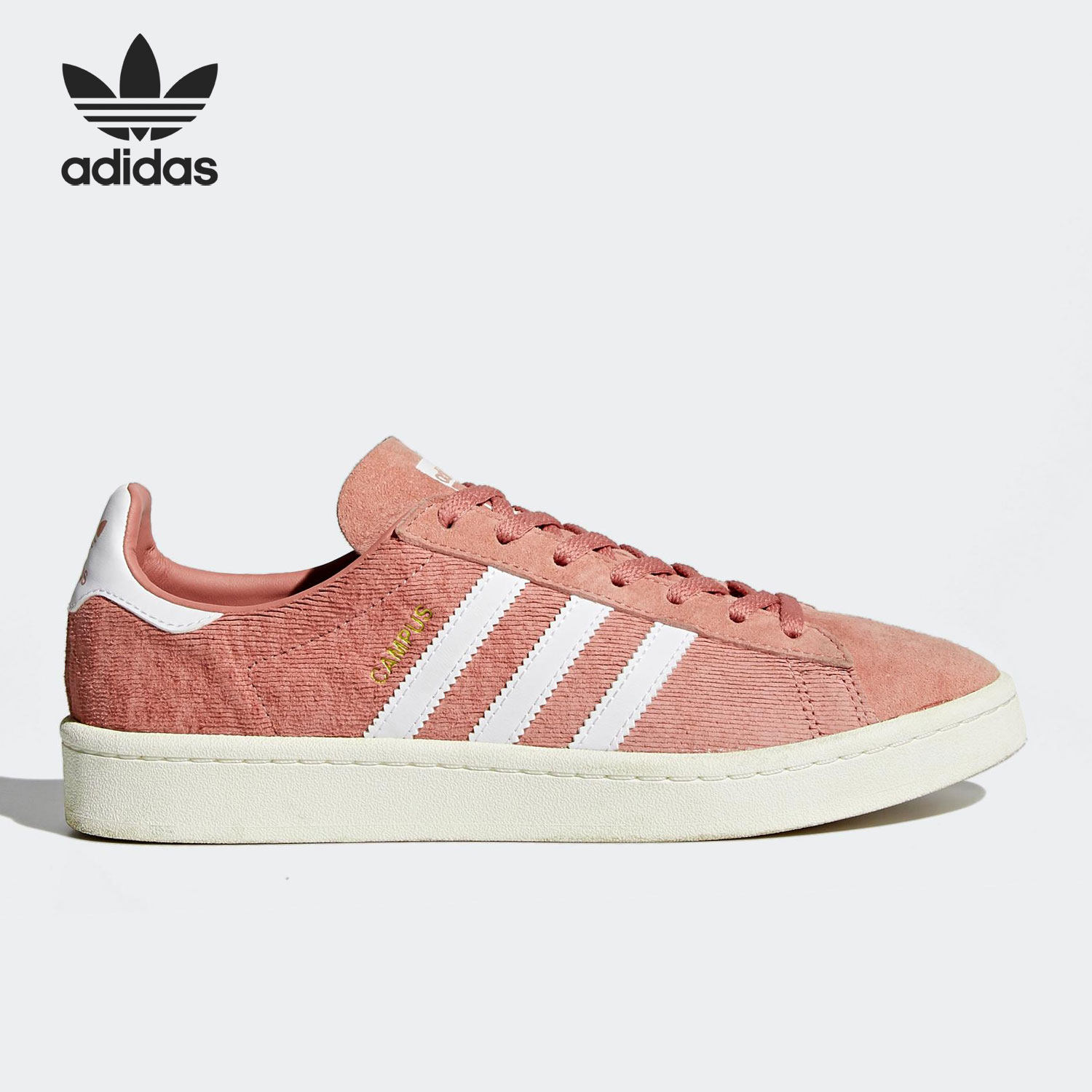 adidas/阿迪达斯正品女士圆头系带减震耐磨低帮板鞋by9841