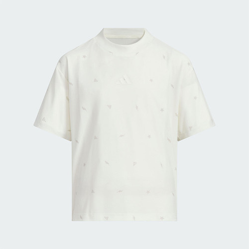 Adidas/阿迪达斯正品CLIMACOOL儿童休闲宽松针织日常短袖JL7518