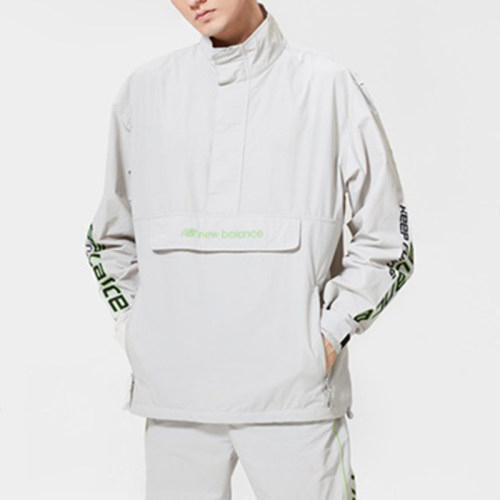 New Balance/NB正品春秋男士休闲梭织套头长袖夹克AMJ03321-LAN